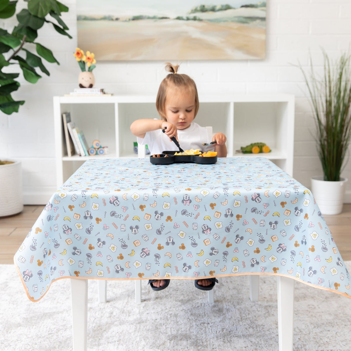 Bumkins Quality | Splat Mat: Mickey + Minnie Sunny Side Up