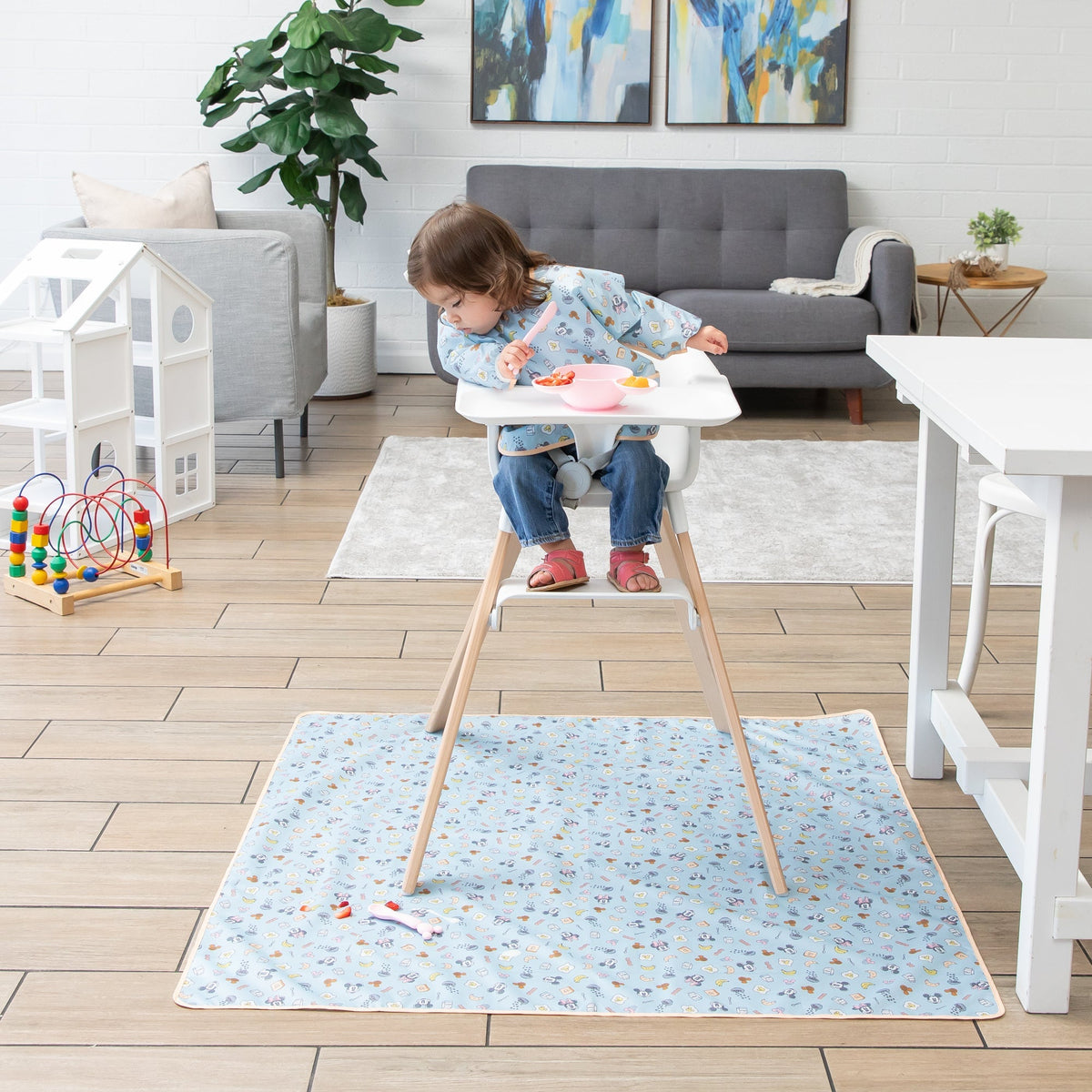 Bumkins Quality | Splat Mat: Mickey + Minnie Sunny Side Up