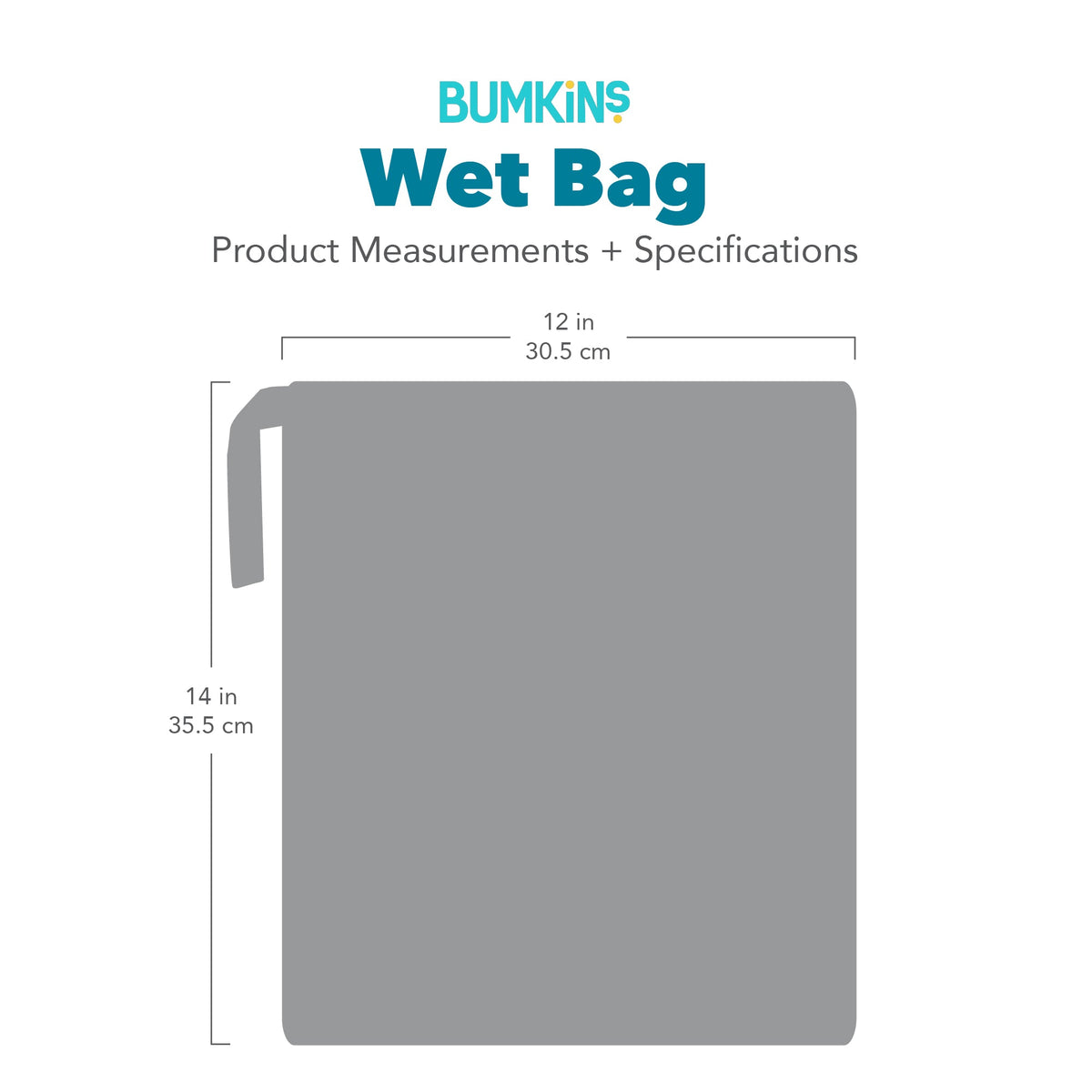 Bumkins New | Waterproof Wet Bag for Diapering, Swim, Travel, Lunar Phase