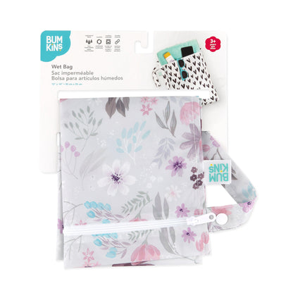 Bumkins Great Value | Floral Print Large Hanging Wet Bag For @ Home or On-The-Go