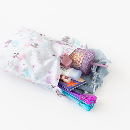 Bumkins Great Value | Floral Print Large Hanging Wet Bag For @ Home or On-The-Go