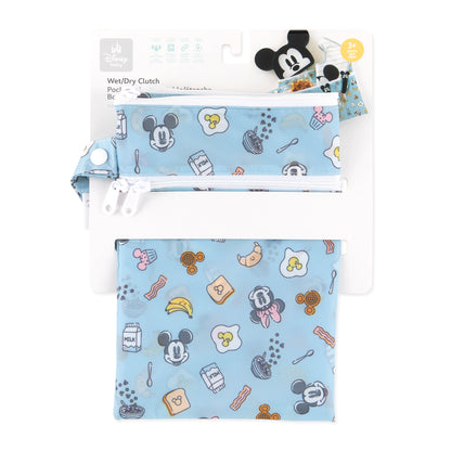 Bumkins Best Seller | Wet/Dry Clutch: Mickey + Minnie Sunny Side Up