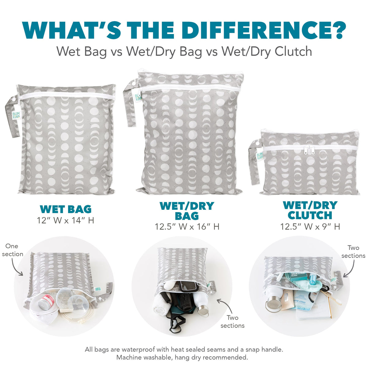 Bumkins Best Seller | Wet/Dry Clutch: Mickey + Minnie Sunny Side Up