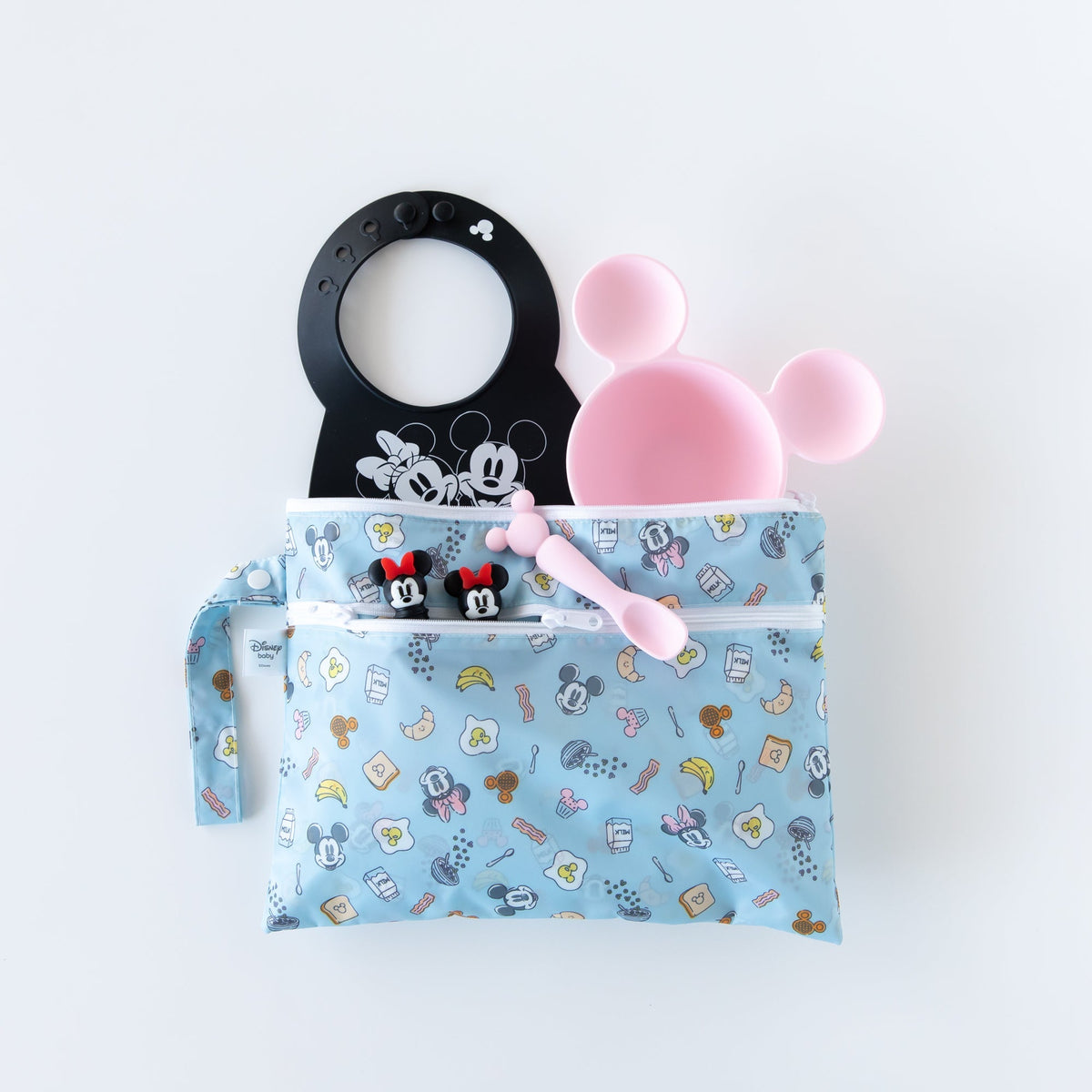 Bumkins Best Seller | Wet/Dry Clutch: Mickey + Minnie Sunny Side Up