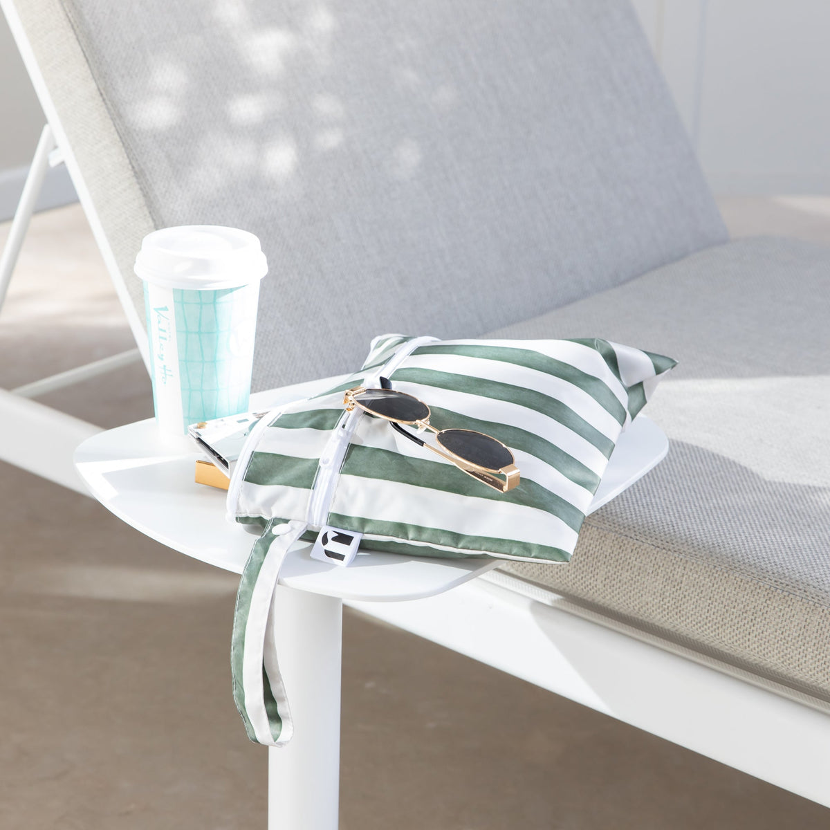 Bumkins Latest | Wet/Dry Clutch: Clubhouse Stripe