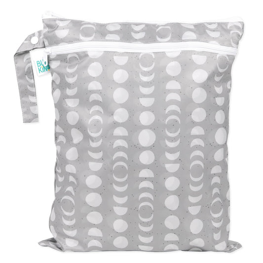 Bumkins Classic | Waterproof Wet/Dry Bag for Diapering, Travel | Lunar Phase