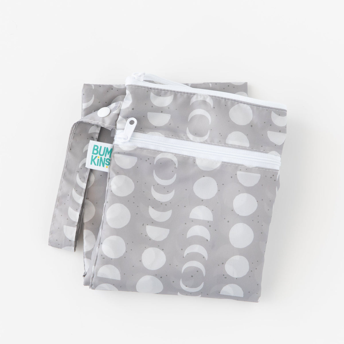 Bumkins Signature | Lunar Phases 2-Piece Wet Bag + Wet/Dry Bag Set | Lightweight