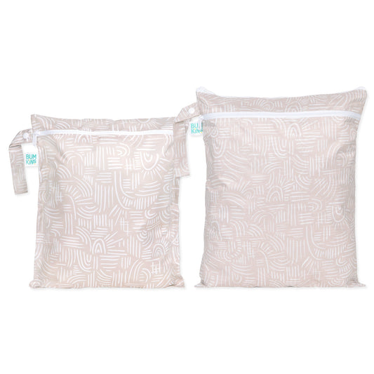 Bumkins Sale | Wander Print Wet Bag + Wet/Dry Bags, Lightweight, Waterproof