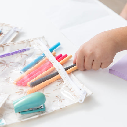 Bumkins Popular | Clear Travel Bag 3 Pack: Palm Daze