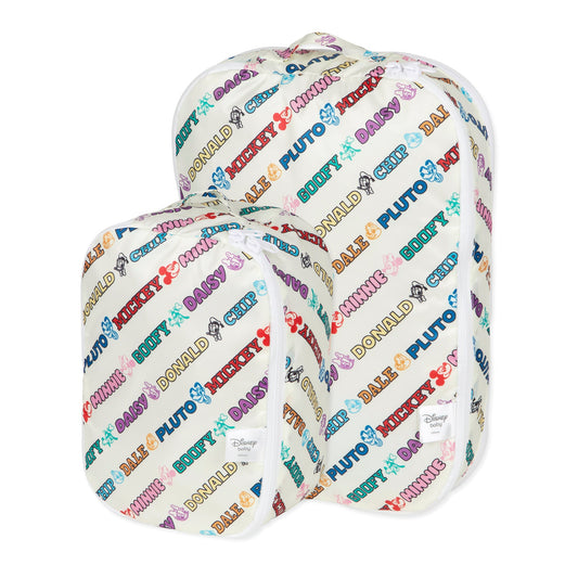 Bumkins Deals | Packing Cube 2 Pack: Disney Mickey & Friends Varsity