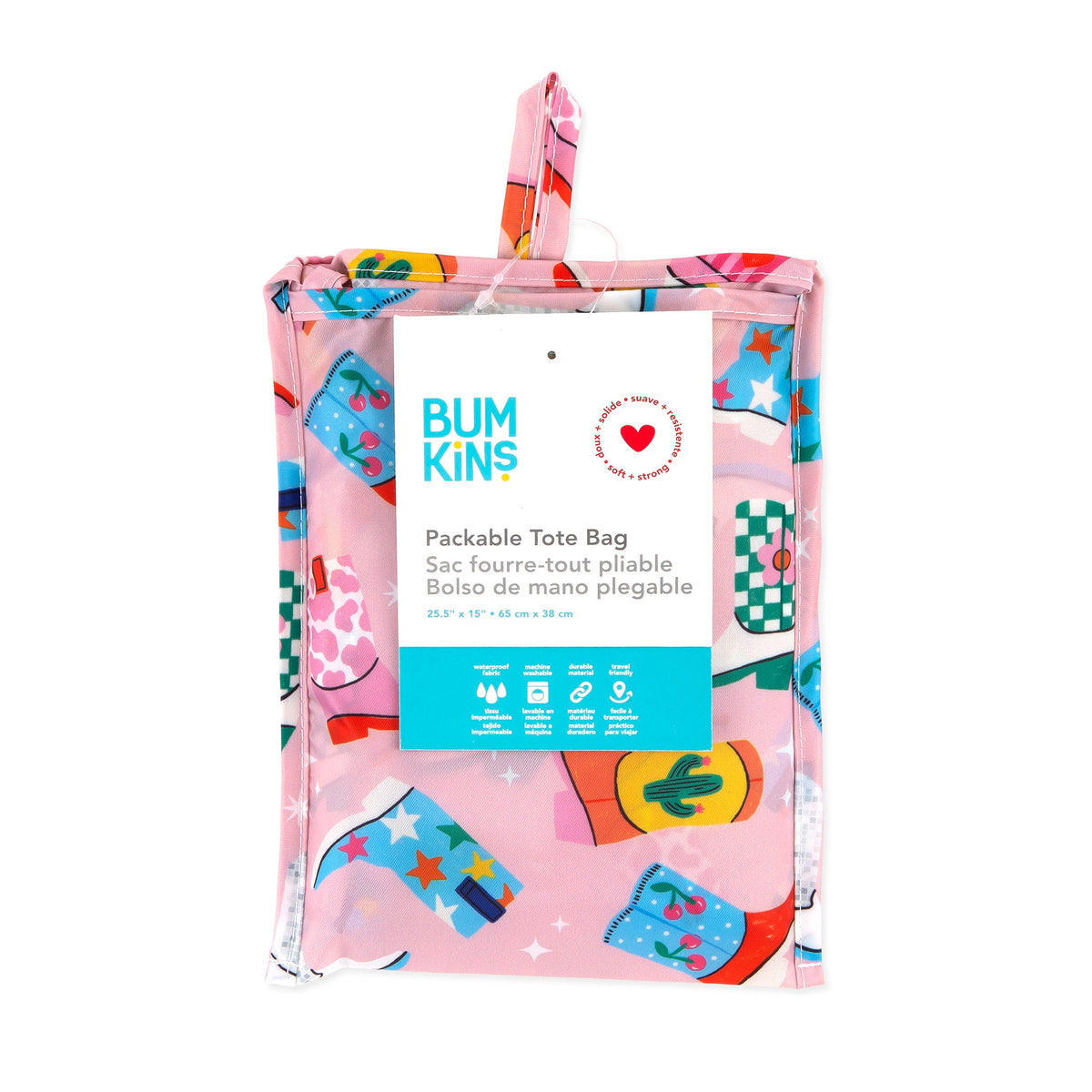 Bumkins Trending | Packable Tote Bag: Boots
