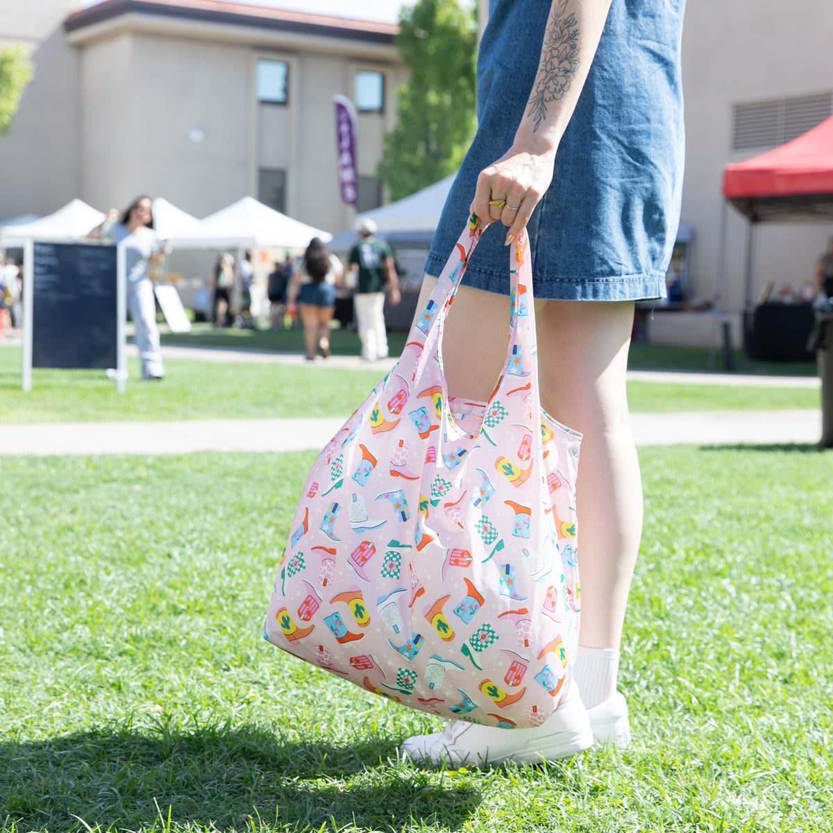 Bumkins Trending | Packable Tote Bag: Boots