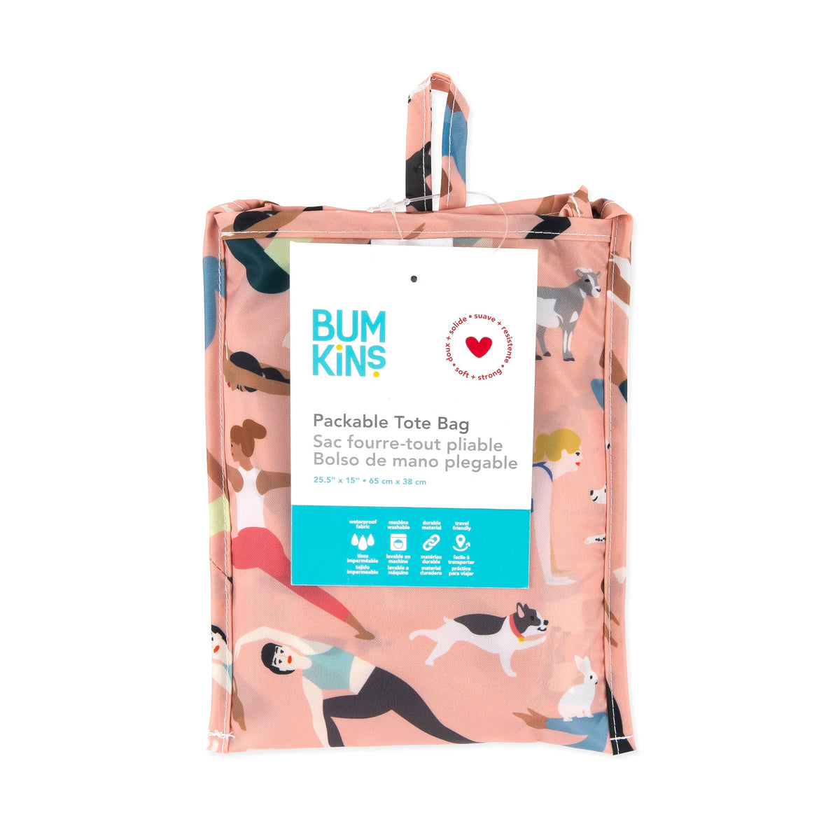 Bumkins Best Price | Packable Tote Bag: Yoga Pals