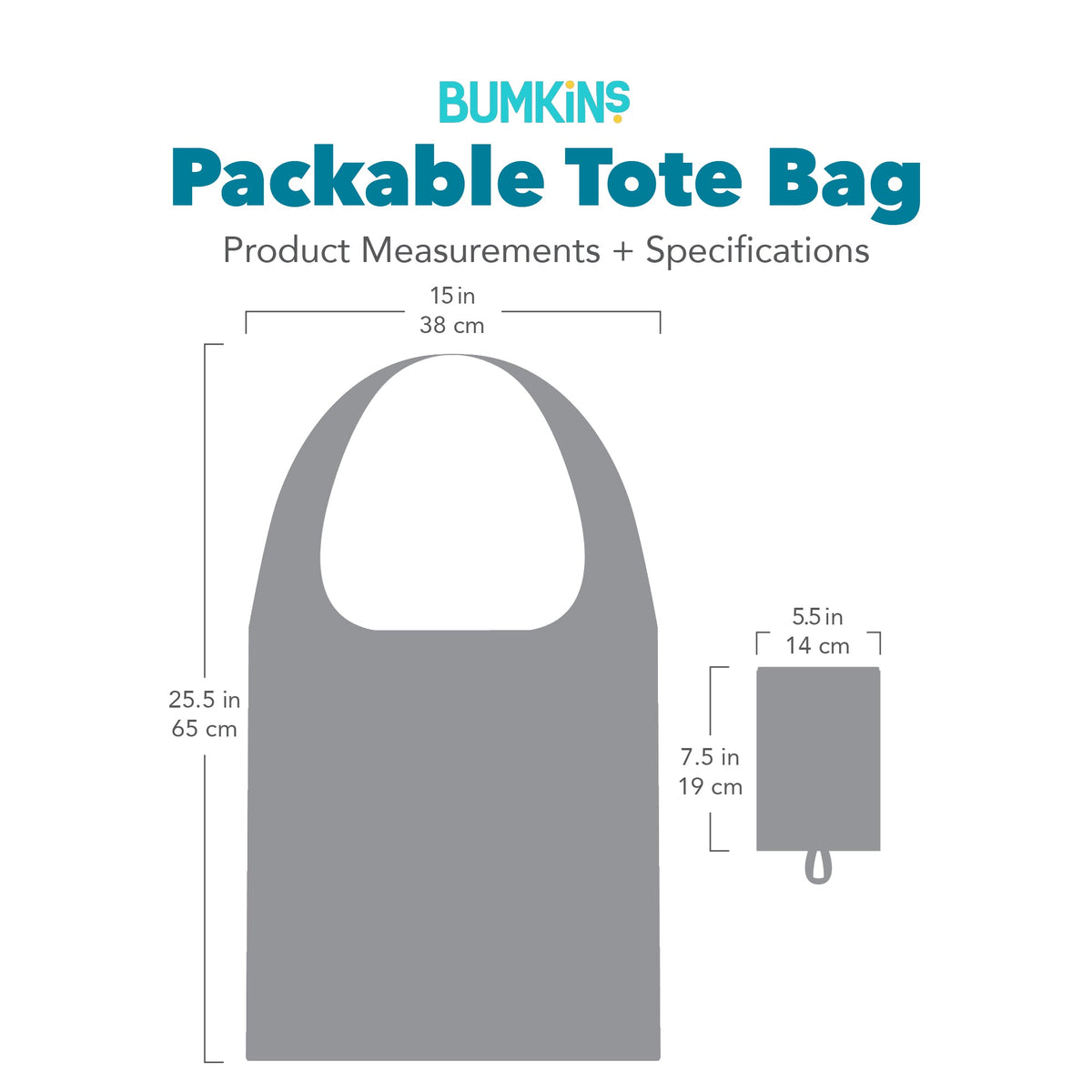 Bumkins Popular | Disney Nightmare Before Christmas Packable Tote Bag