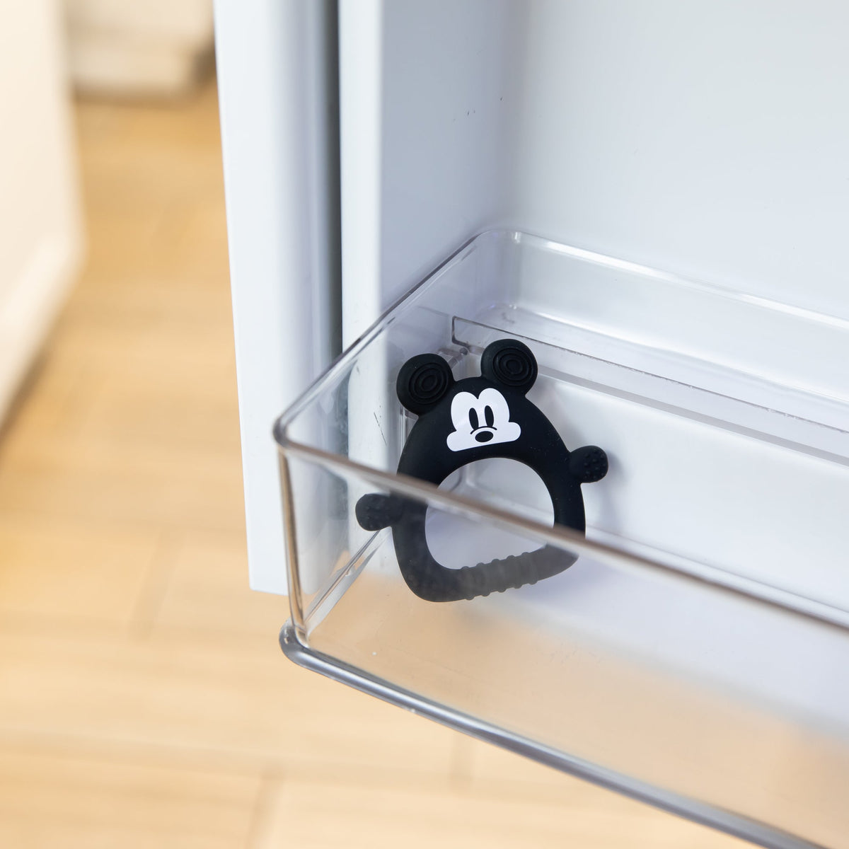 Bumkins Trusted | Silicone Sensory Teether for Babies, Disney Mickey Mouse