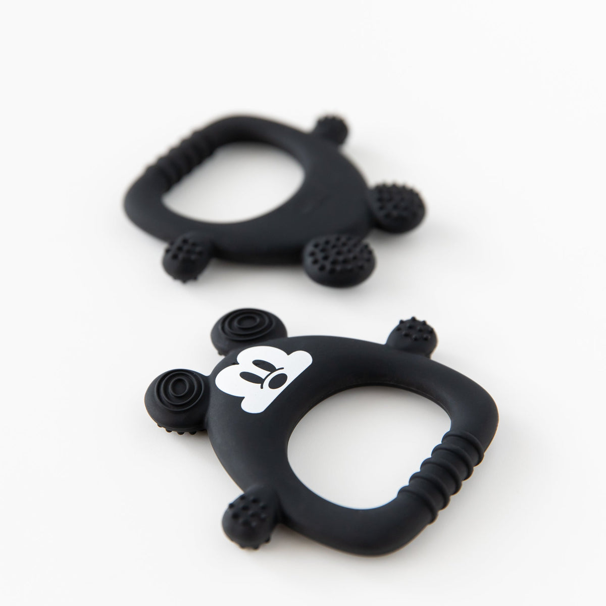 Bumkins Trusted | Silicone Sensory Teether for Babies, Disney Mickey Mouse