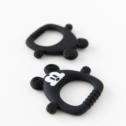 Bumkins Trusted | Silicone Sensory Teether for Babies, Disney Mickey Mouse