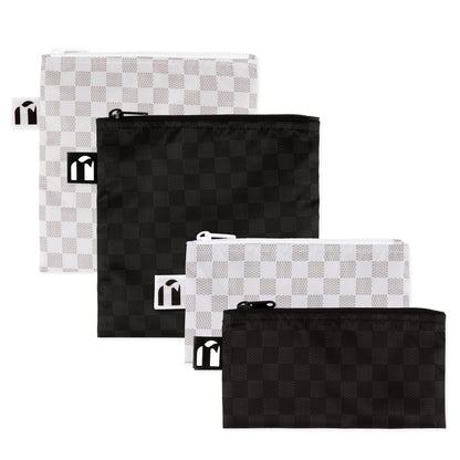 Bumkins Classic | Reusable Snack Bag 4 Pack: Rich & Boujee