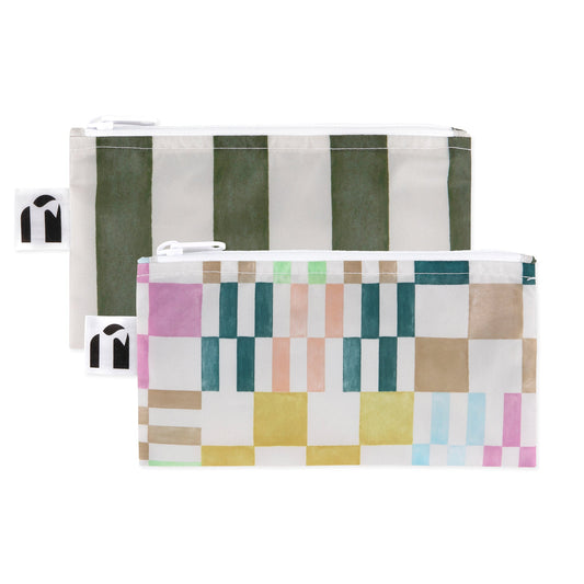 Bumkins Value | Reusable Snack Bag, Small 2 Pack: Motley Club