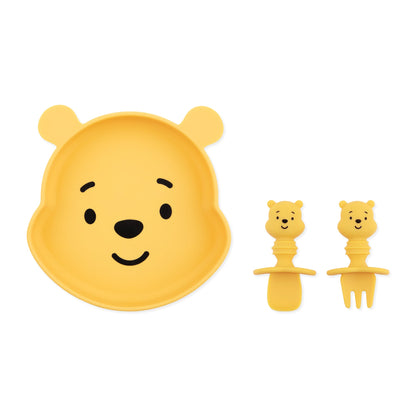 Bumkins Sale | Grip Dish Essential Infant 3-Piece Mealtime Set: Disney Winnie the Poo