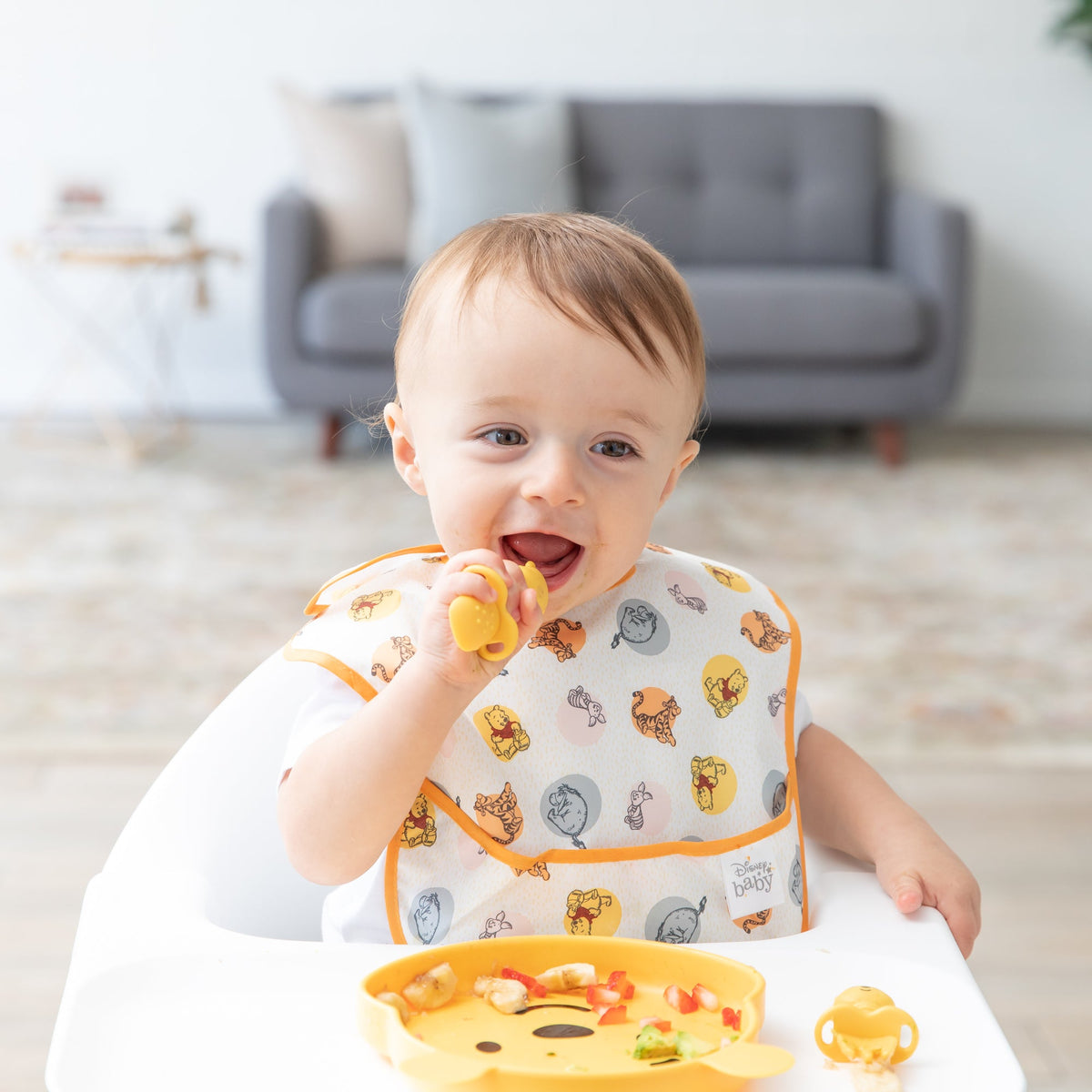 Bumkins Sale | Grip Dish Essential Infant 3-Piece Mealtime Set: Disney Winnie the Poo