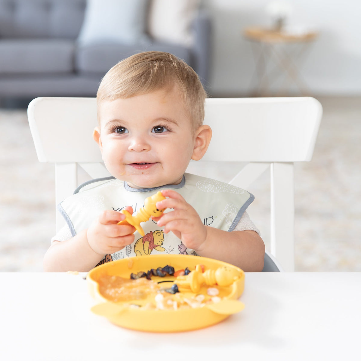 Bumkins Sale | Grip Dish Essential Infant 3-Piece Mealtime Set: Disney Winnie the Poo