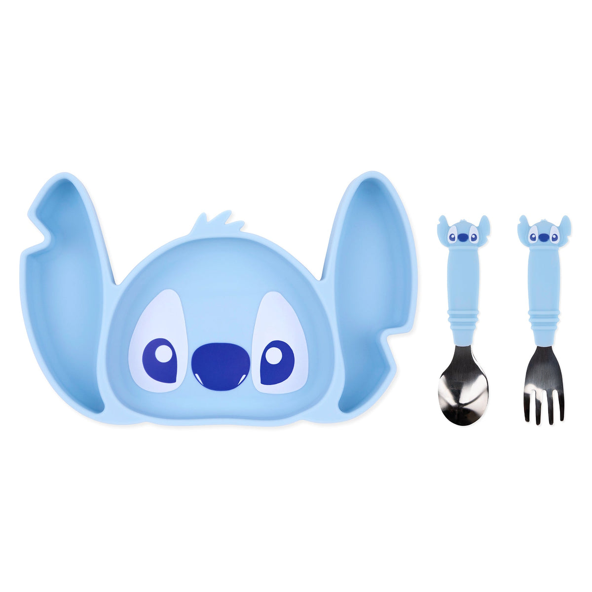 Bumkins Latest | Grip Dish Essential Toddler 3-Piece Mealtime Set: Disney Stitch