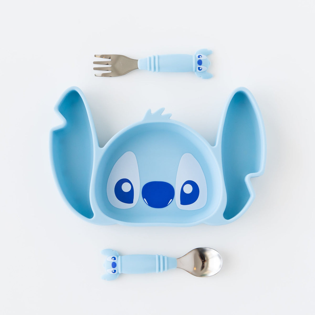 Bumkins Latest | Grip Dish Essential Toddler 3-Piece Mealtime Set: Disney Stitch