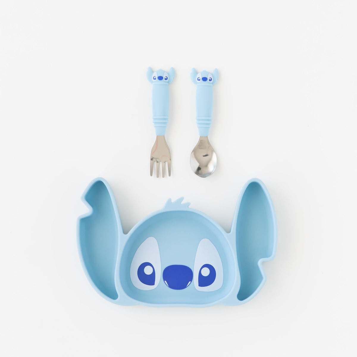 Bumkins Latest | Grip Dish Essential Toddler 3-Piece Mealtime Set: Disney Stitch