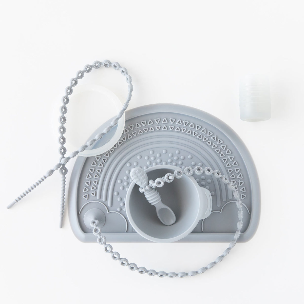Bumkins Discount | Baby-Led Weaning Deluxe 7-Piece Set: Gray