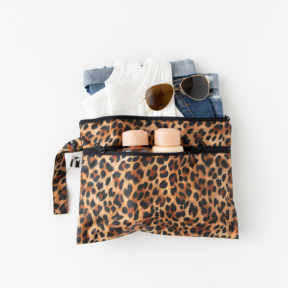 Bumkins New | The Commuter Deluxe 5-Piece Set: Leopard