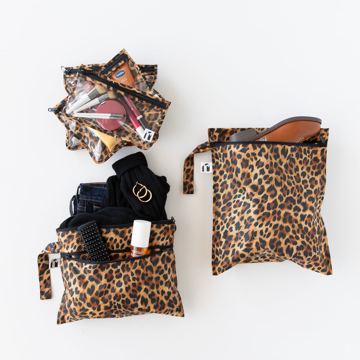 Bumkins New | The Commuter Deluxe 5-Piece Set: Leopard
