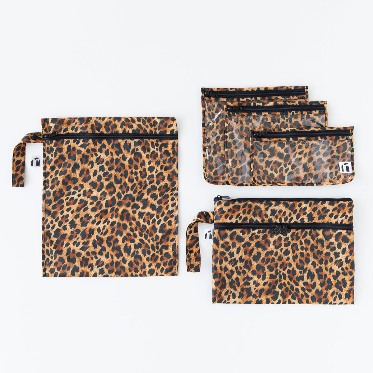 Bumkins New | The Commuter Deluxe 5-Piece Set: Leopard