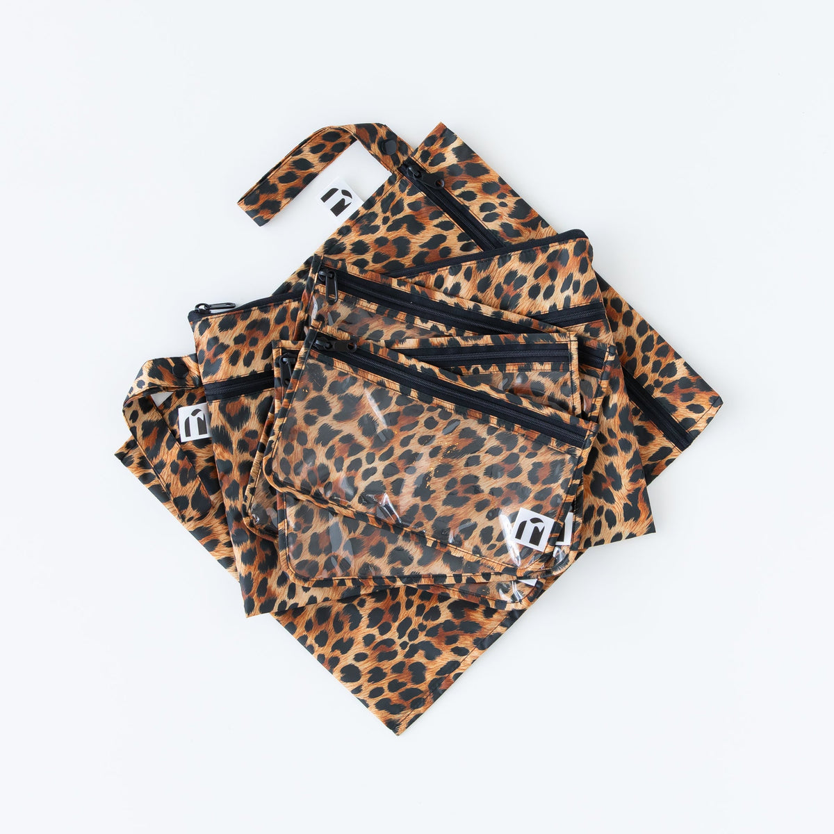 Bumkins New | The Commuter Deluxe 5-Piece Set: Leopard