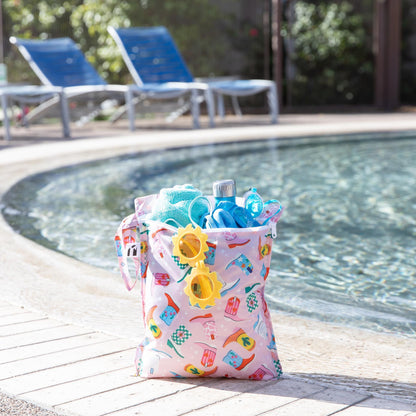 Bumkins Special Offer | Boots Print 5-Piece Travel Set for Women, Waterproof