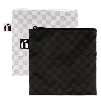 Bumkins Everyday | Reusable Snack Bag, Large 2 Pack: Rich & Boujee