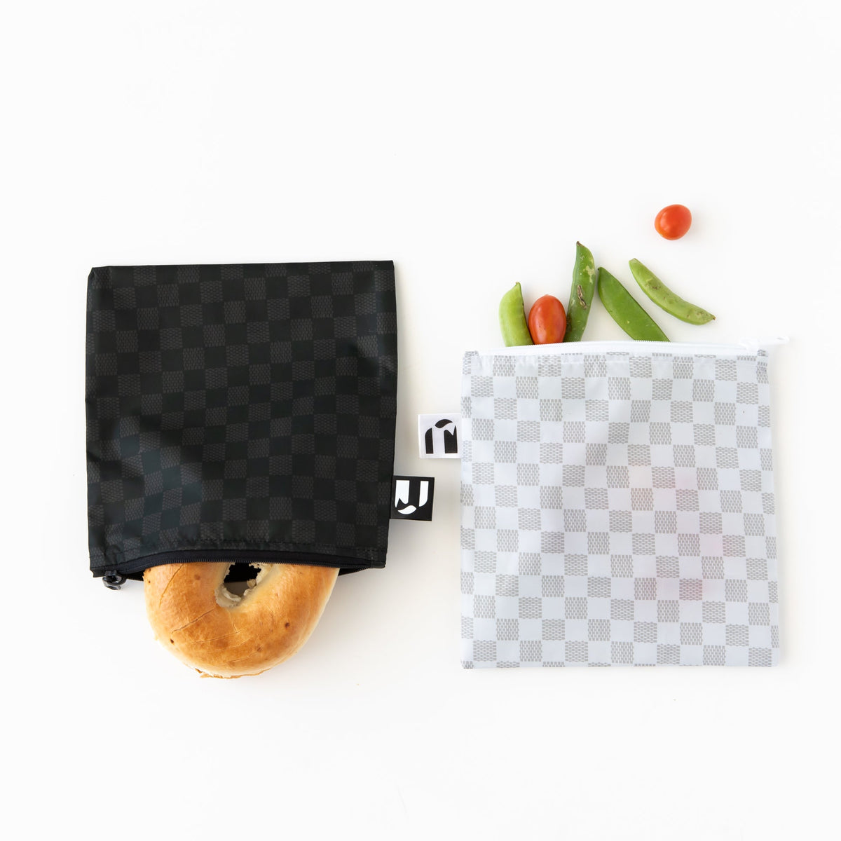 Bumkins Everyday | Reusable Snack Bag, Large 2 Pack: Rich & Boujee