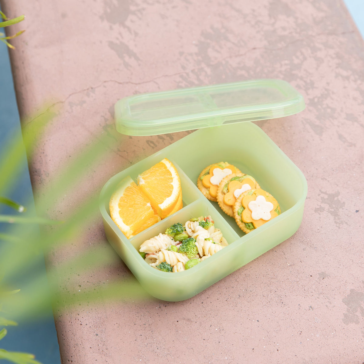 Bumkins Premium | Lunchbox Legends 6-Piece Set: Jungle Green Jelly