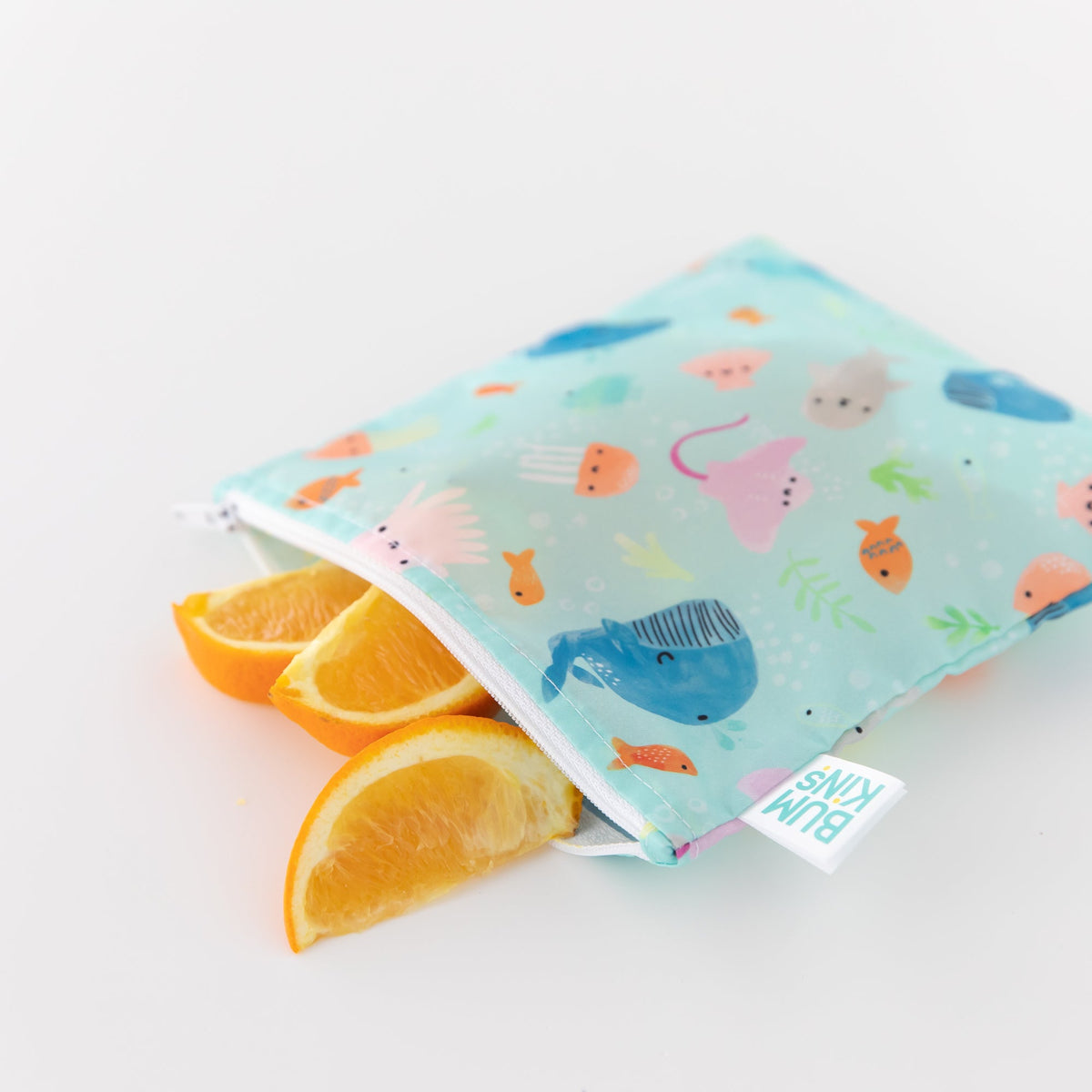 Bumkins Essential | Under The Sea Eco-Friendly Reusable Snack Bag Set