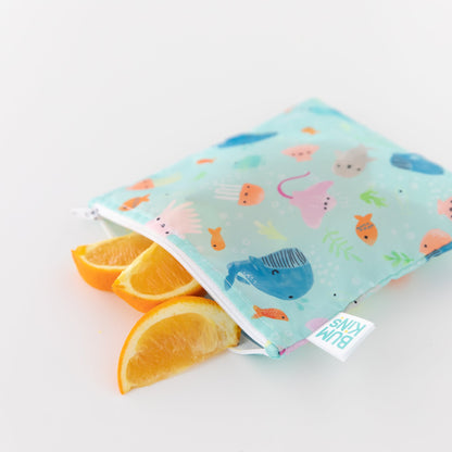 Bumkins Essential | Under The Sea Eco-Friendly Reusable Snack Bag Set
