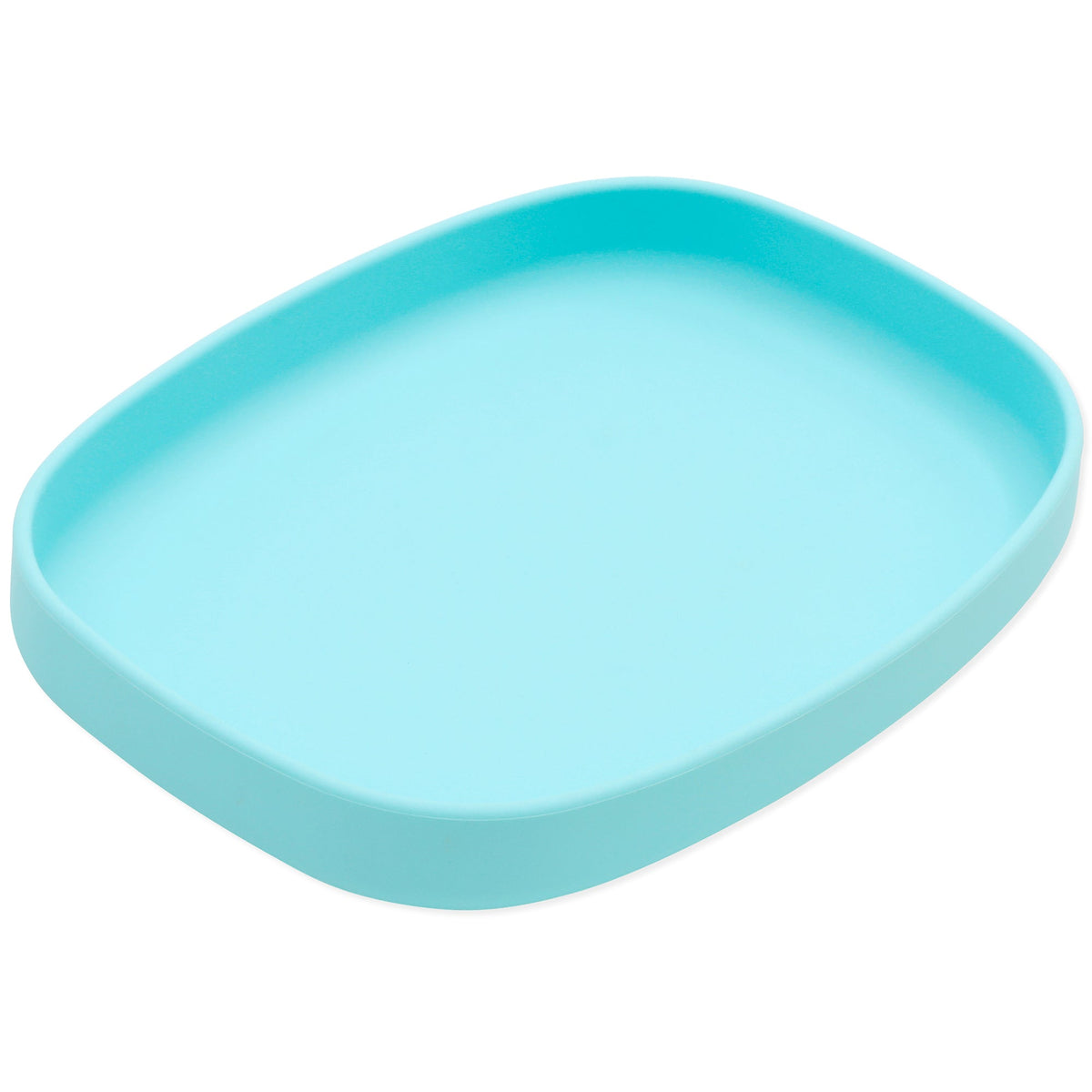 Bumkins Recommended | Non-Toxic Silicone Kids Plate For Growing Appetites in Blue