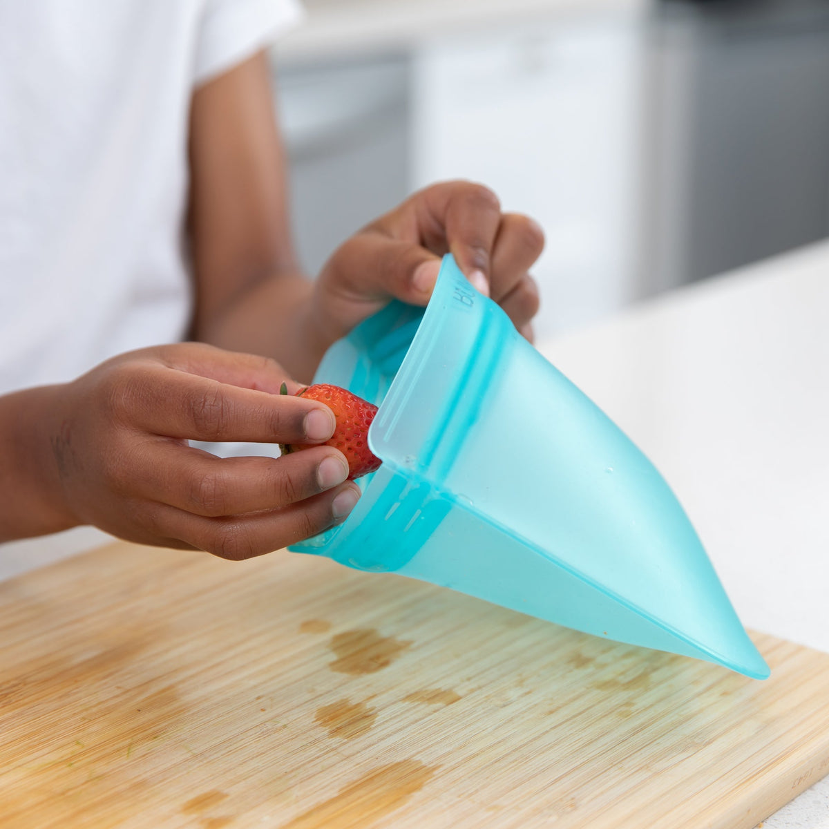Bumkins Quality | Silicone Flat Reusable Bags: Store, Freeze & Pack with Ease