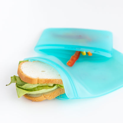 Bumkins Quality | Silicone Flat Reusable Bags: Store, Freeze & Pack with Ease