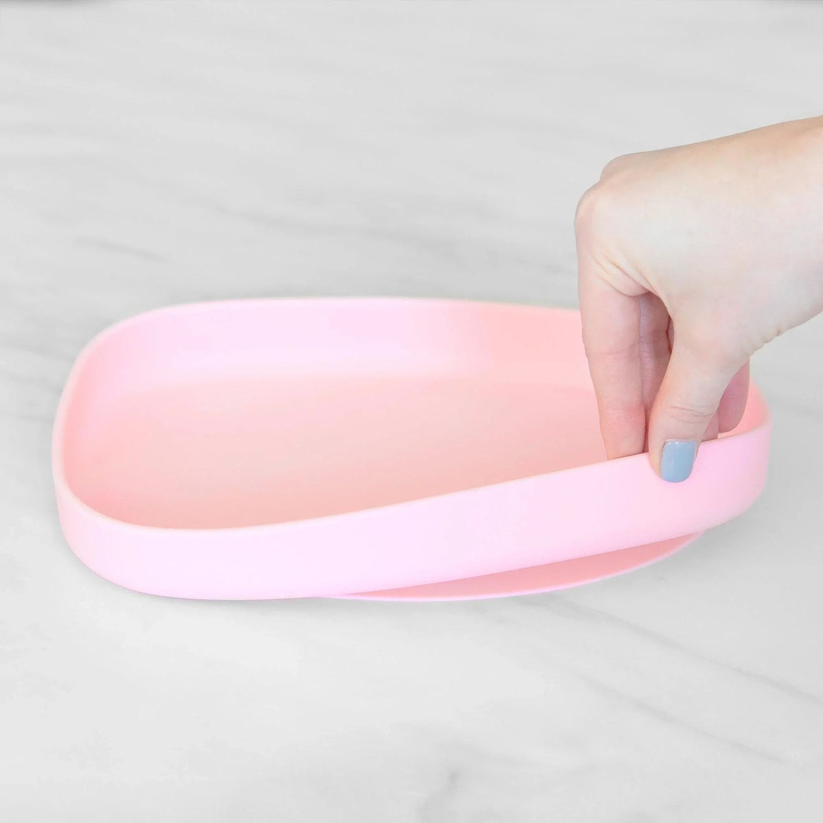 Bumkins Signature | Pink Eco-Friendly Children's Dinnerware Suction Plate/Tray