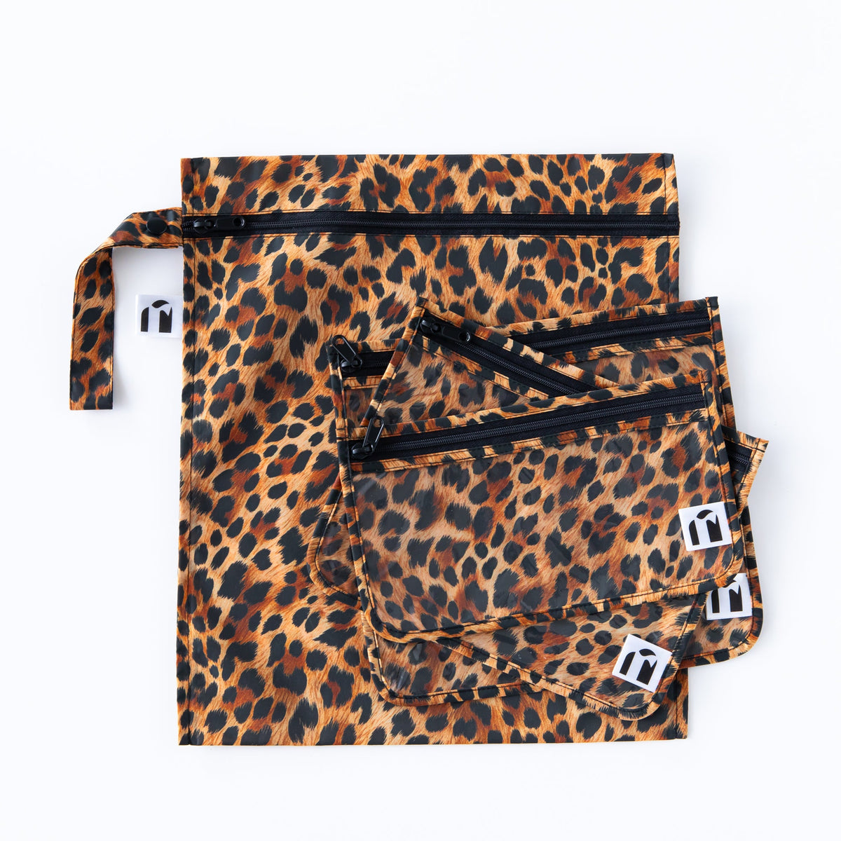 Bumkins Premium | The Commuter Essential 4-Piece Set: Leopard