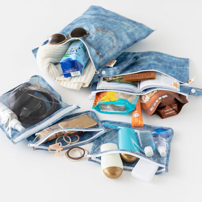 Bumkins Sale | The Commuter Deluxe 5-Piece Set: Denim On Denim
