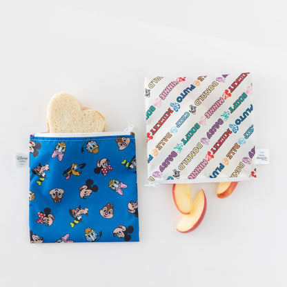 Bumkins Great Value | Reusable Snack Bag, Large 2 Pack: Disney Mickey & Friends MVP