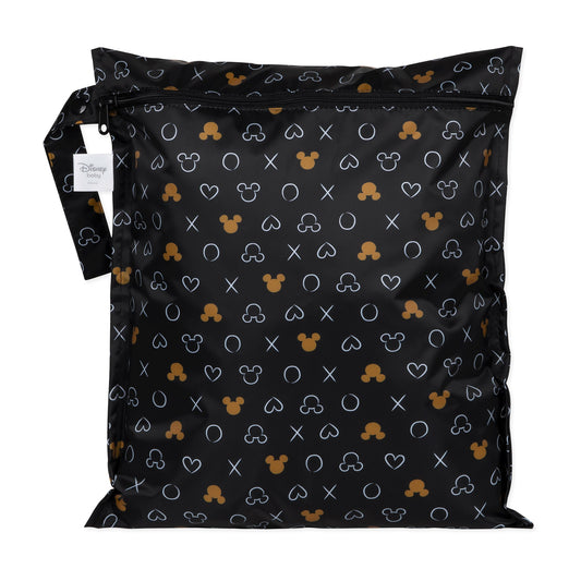 Bumkins Quality | Minnie Mouse Reusable Wet Bag, Travel Bag, Waterproof Fabric Baby