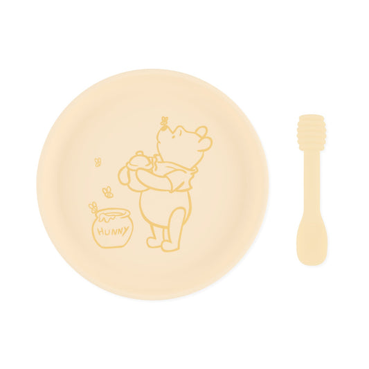 Bumkins Trusted | Silicone Plate + Spoon Set: Disney Winnie the Pooh