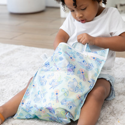 Bumkins Sale | Wet Bag + Wet/Dry Clutch Set: Aloha Stitch